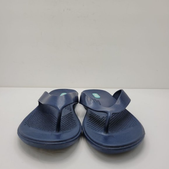 Oka B Navy Sandal Flip Flop Women's Shoes US Size ML - Picture 3 of 6